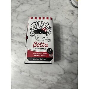 Betta Brain Wide Mouth PPSU Baby Bottle, KURUMI-CHAN Bottle, 160ml